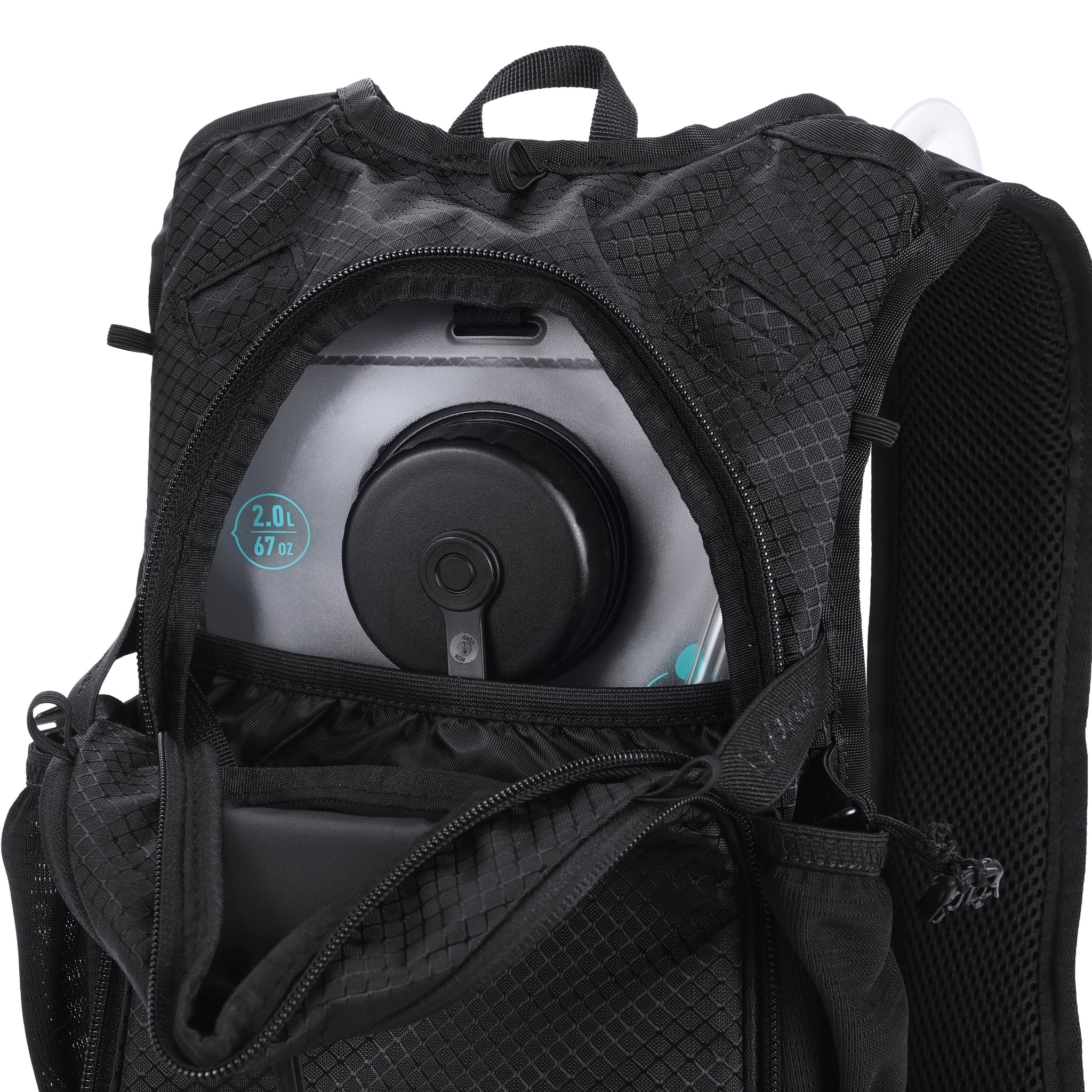 Elytra Air Hydration Pack - 2L Water Backpack with Magnetic Hose Clip