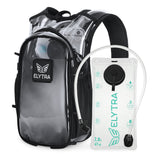 Elytra Air Hydration Pack - 2L Water Backpack with Magnetic Hose Clip (Clear)