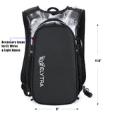 Elytra Air Hydration Pack - 2L Water Backpack with Magnetic Hose Clip (Clear)