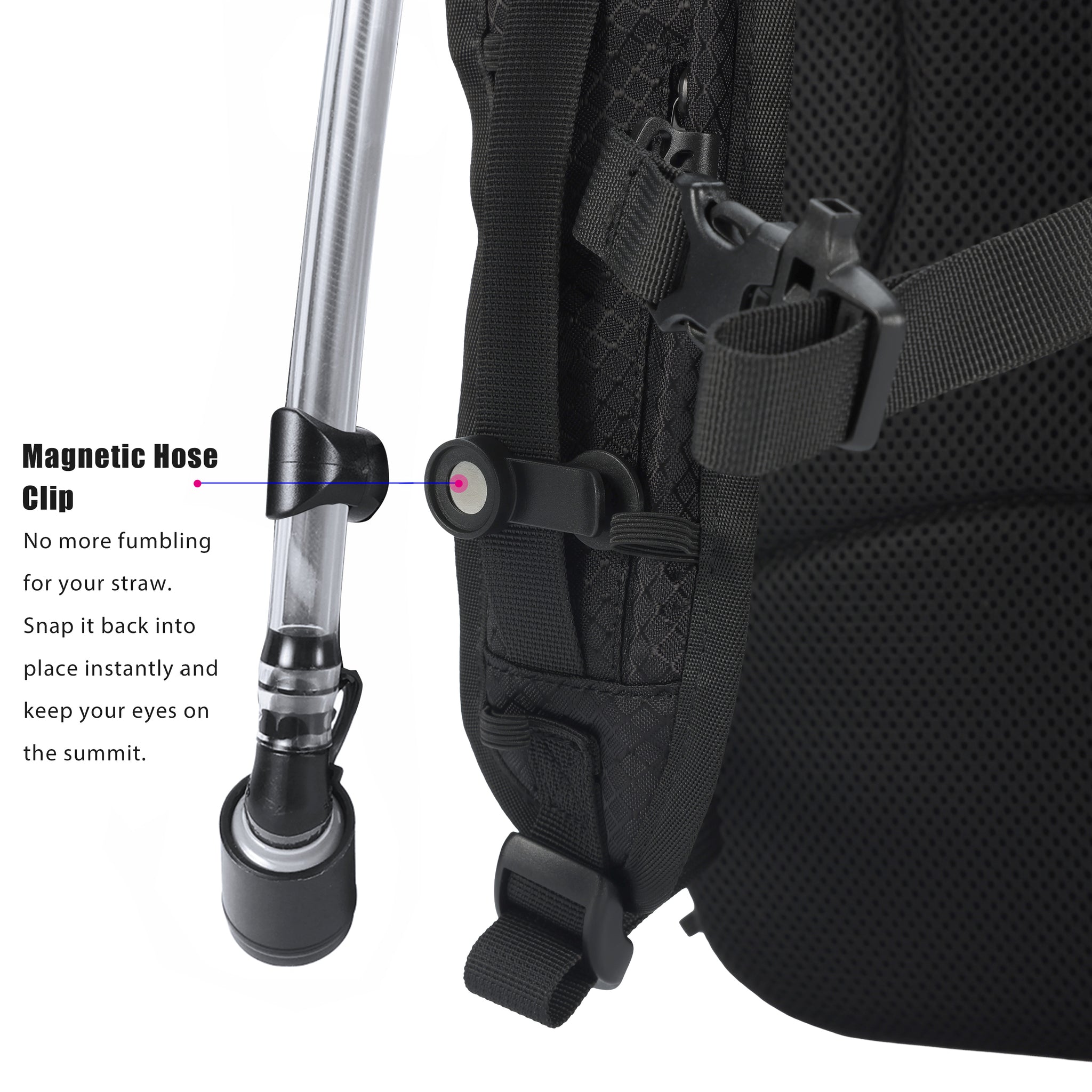 Elytra Hydration Pack – Customizable Lightweight Day Pack for Hiking, Motorcycling, Theme Parks & Everyday Use (Clear)