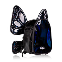 FLOWt Magic Backpack – Interchangeable Wing Mini Backpack for Theme Park Outfits (Black)