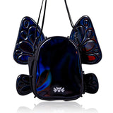 FLOWt Magic Backpack – Interchangeable Wing Mini Backpack for Theme Park Outfits (Black)