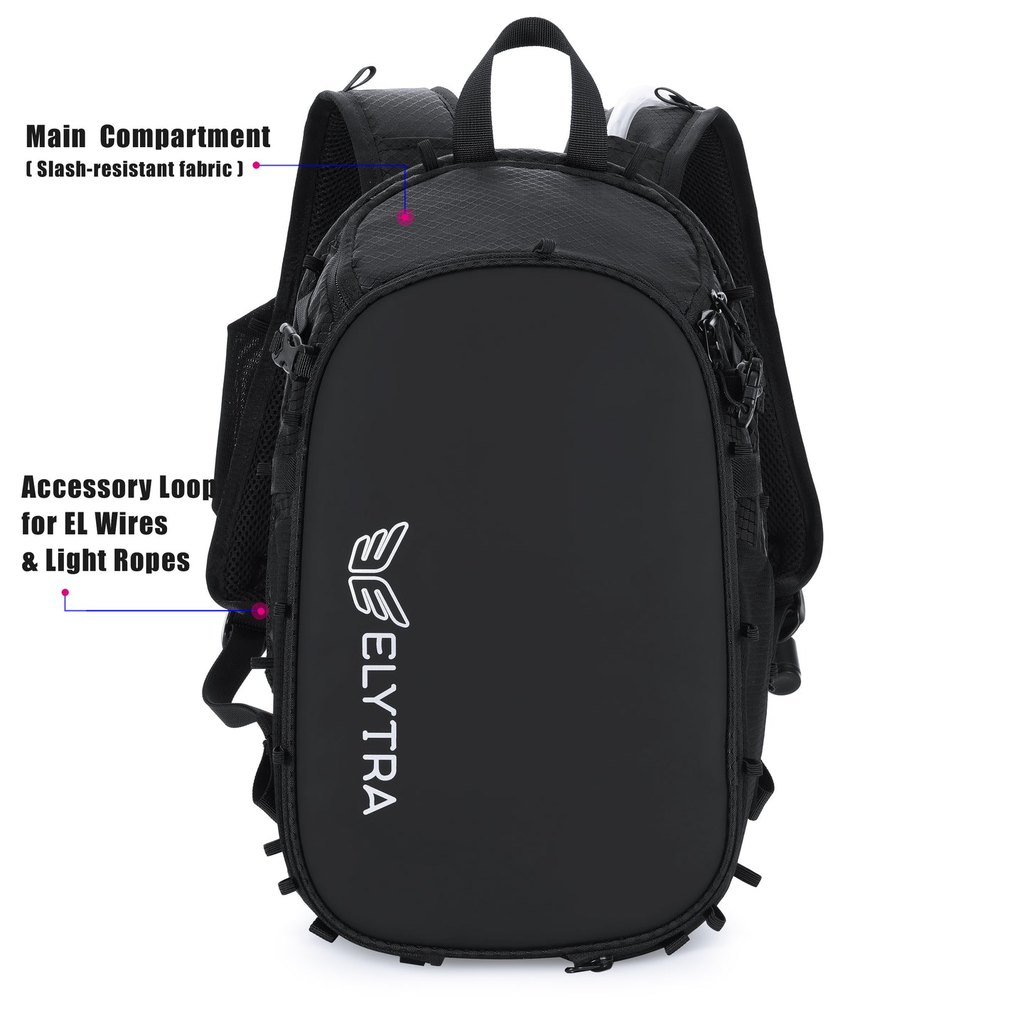 Elytra Hydration Pack – Customizable Lightweight Day Pack for Hiking, Motorcycling, Theme Parks & Everyday Use