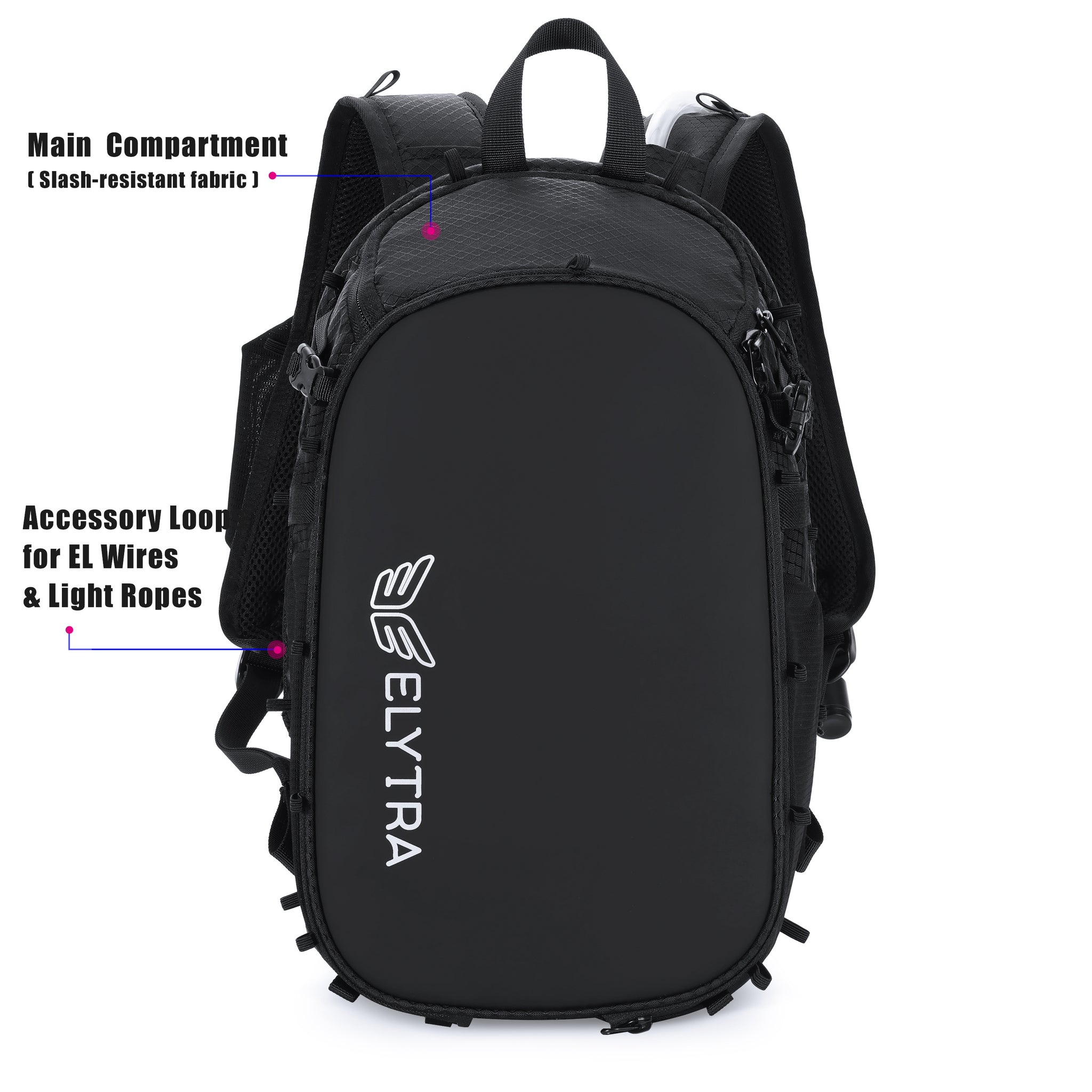 Elytra Hydration Pack – Customizable Lightweight Day Pack for Hiking, Motorcycling, Theme Parks & Everyday Use