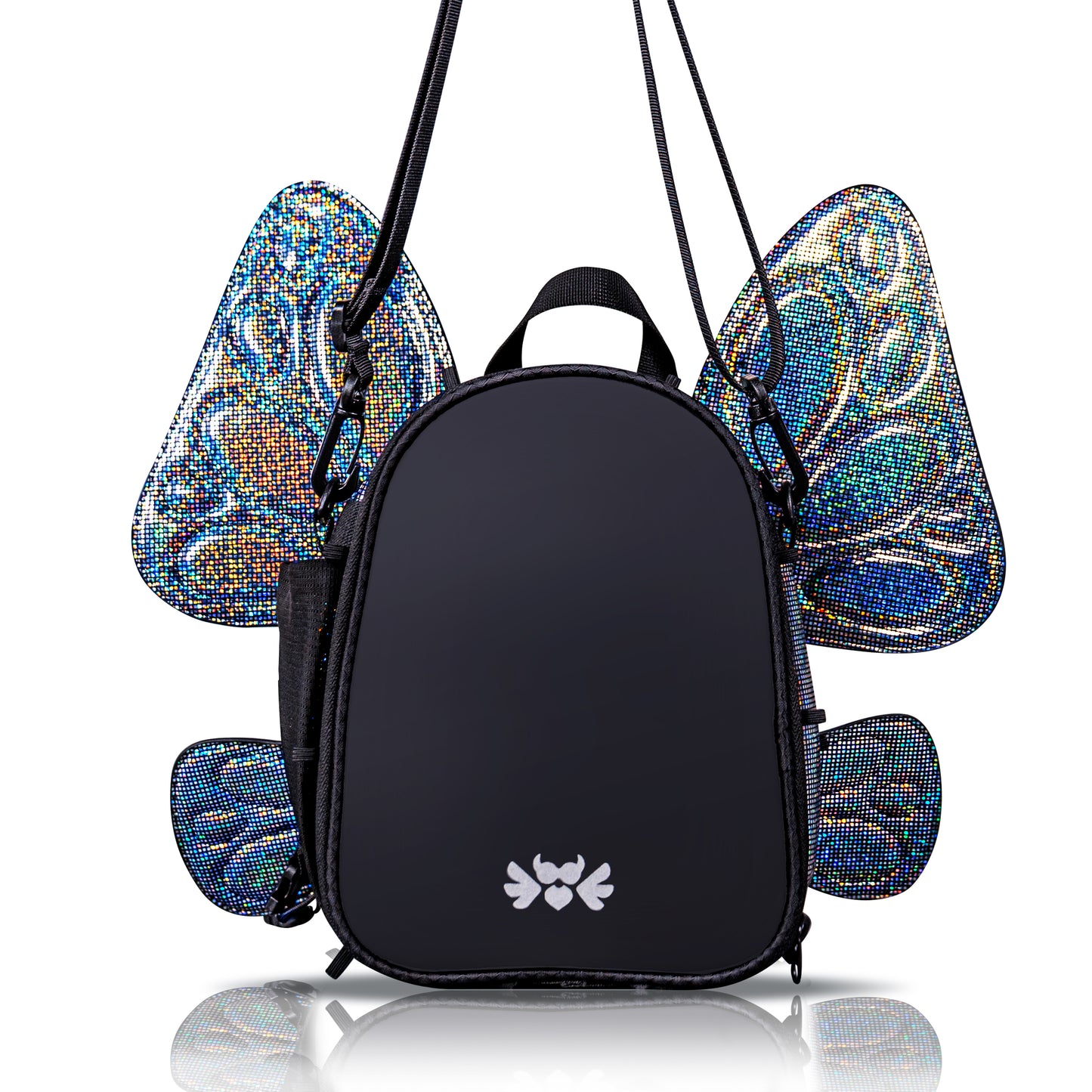 FLOWt Magic Backpack – Interchangeable Wing Mini Backpack for Theme Park Outfits (Disco)