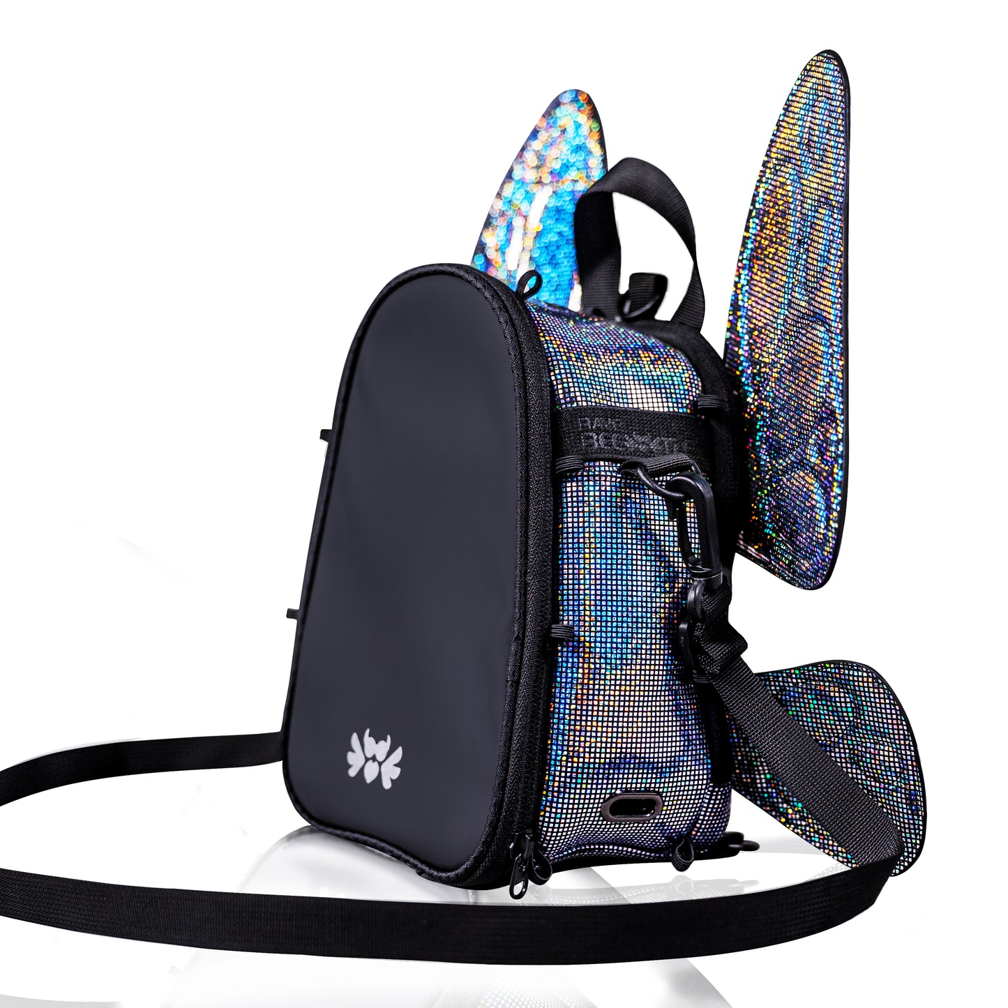 FLOWt Magic Backpack – Interchangeable Wing Mini Backpack for Theme Park Outfits (Disco)