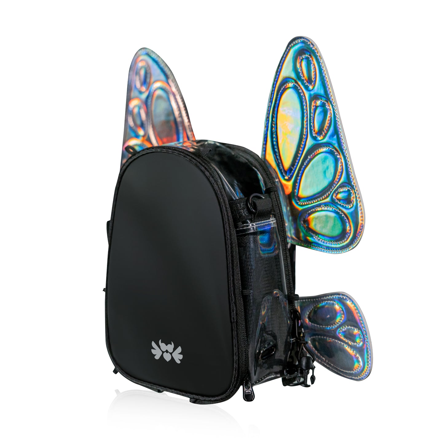 FLOWt Magic Backpack – Interchangeable Wing Mini Backpack for Theme Park Outfits (Clear)