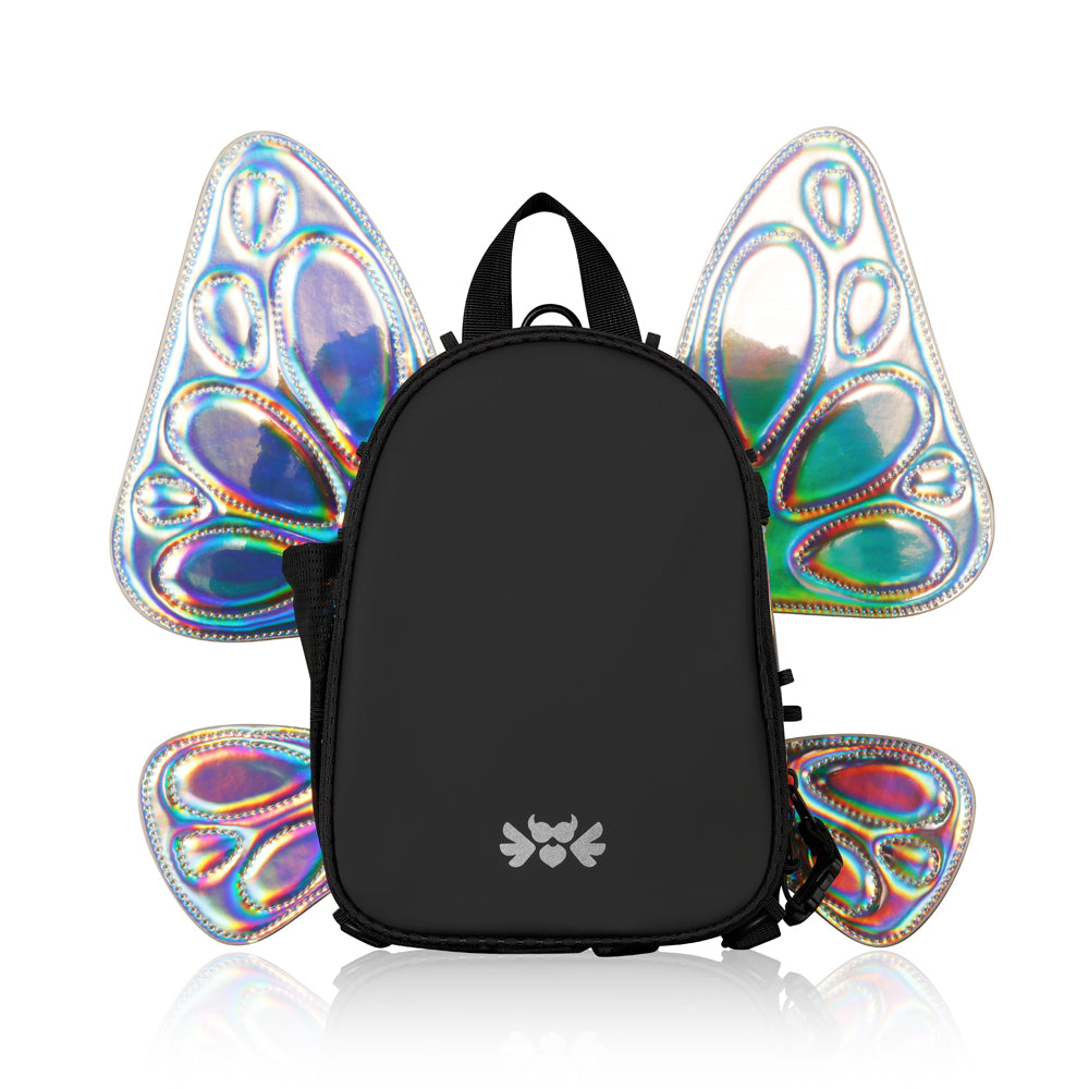 FLOWt Magic Backpack – Interchangeable Wing Mini Backpack for Theme Park Outfits (Clear)